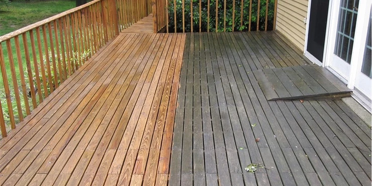 deck re-staining services